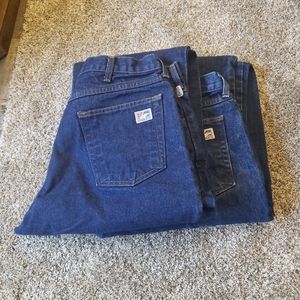 38X34 FR FIRE RESISTANT TYNDALE JEANS IN EUC BUNDLE LOT OF 2 PAIR